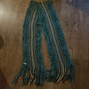 Collection Eighteen blue knitted scarf